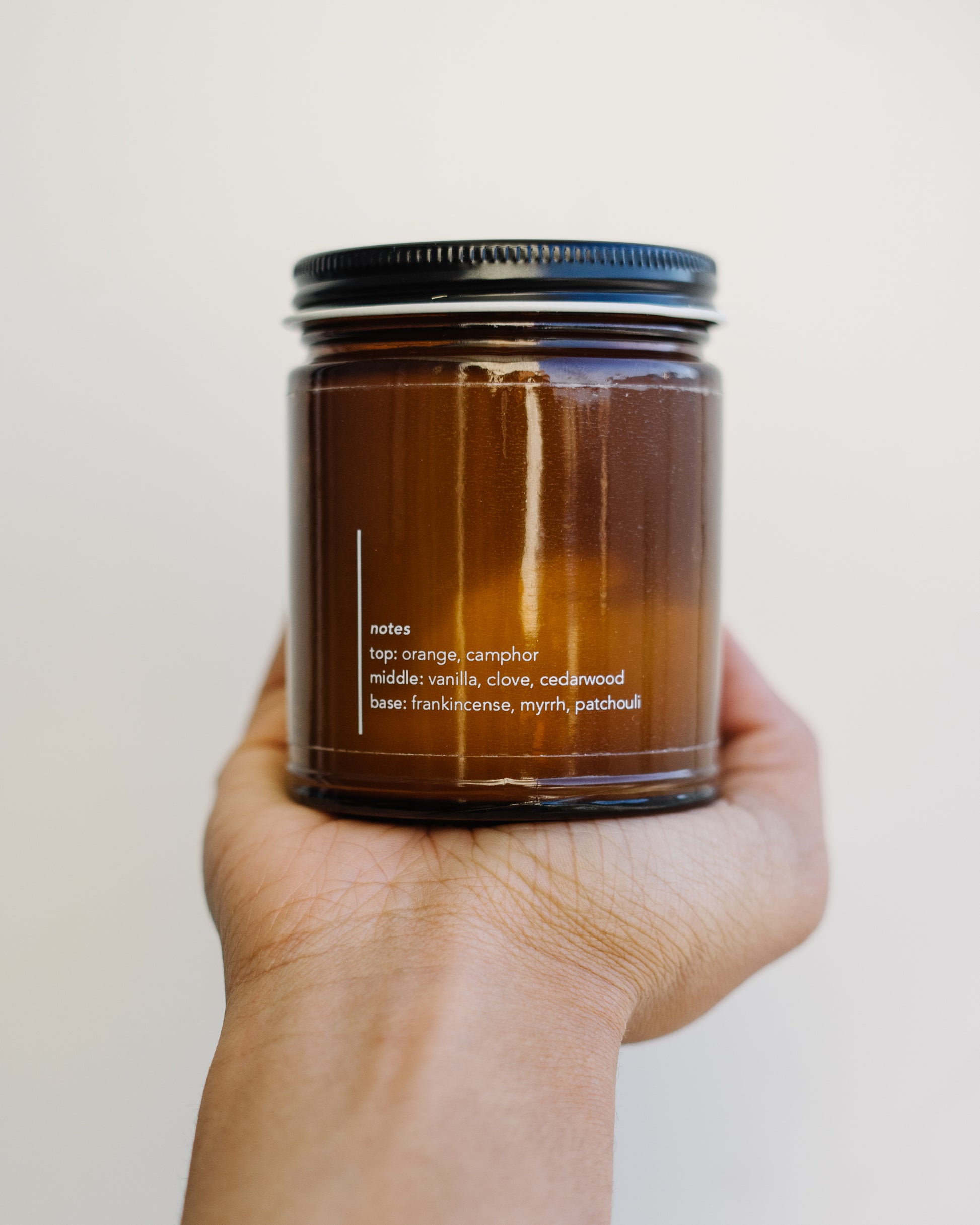 9oz - 100% Organic Soy Candle - FRANKINCENSE AND MYRR